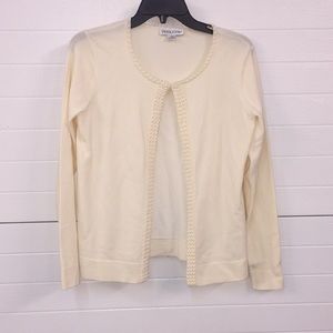 Pendleton cream cardigan like new